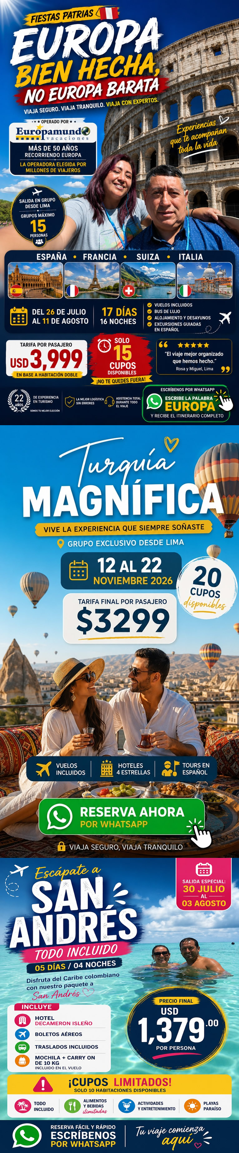 ofertas de viaje Perú